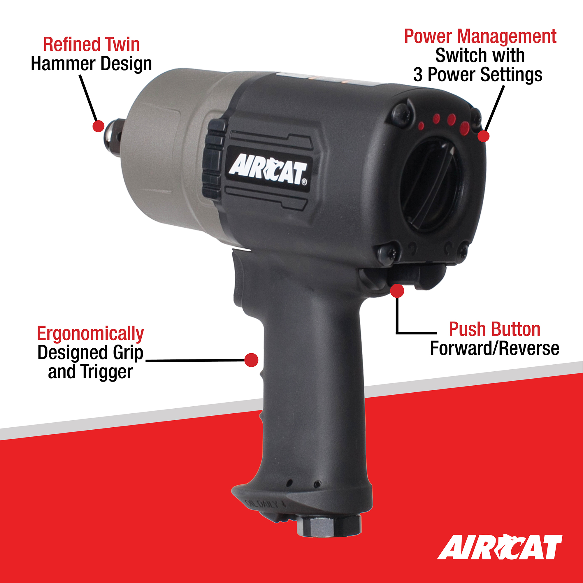AIRCAT 3/4″ COMPOSITE IMPACT WRENCH – AIRCAT Official Site