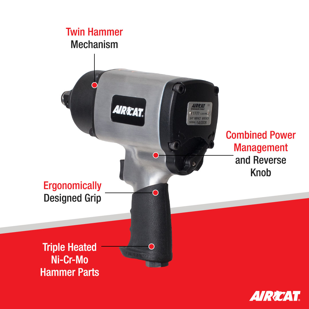 AIRCAT 3/4″ IMPACT WRENCH AIRCAT Official Site