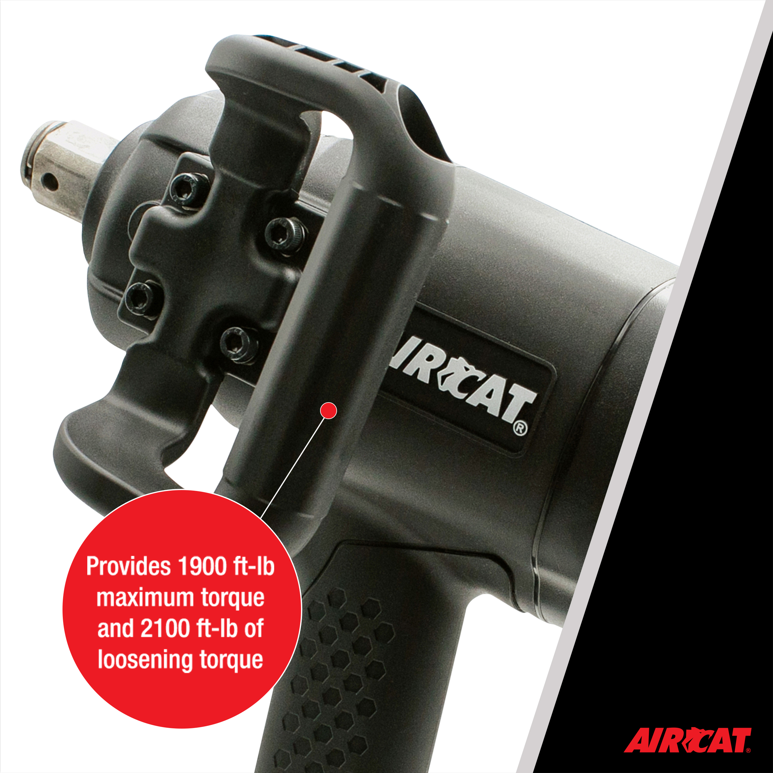 AIRCAT 1″ LOW WEIGHT PISTOL GRIP IMPACT WRENCH AIRCAT Official Site