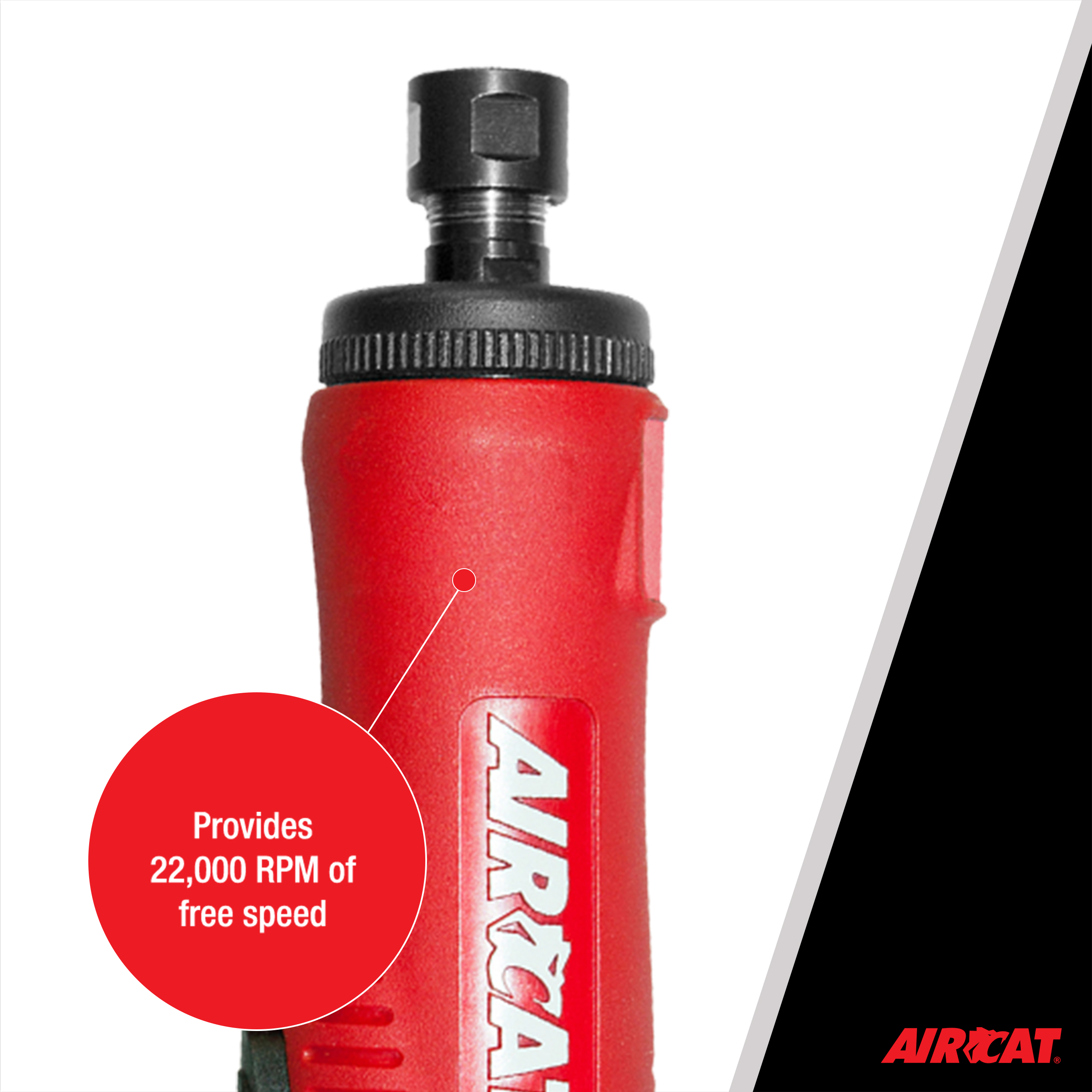 AIRCAT 1.0 HP COMPOSITE STRAIGHT DIE GRINDER – AIRCAT Official Site