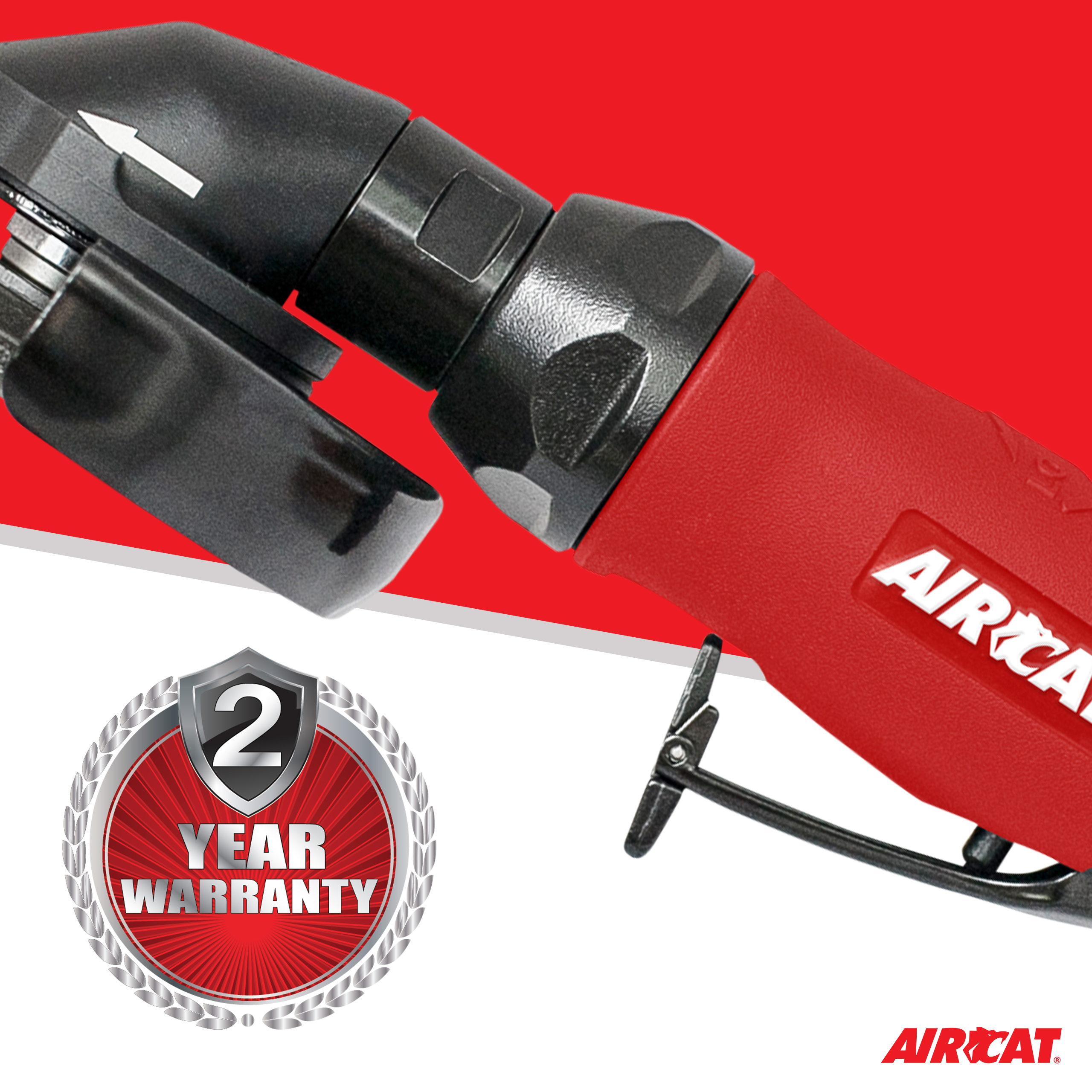 AIRCAT 1.0 HP 4-1/2″ ANGLE GRINDER WITH SPINDLE LOCK – AIRCAT
