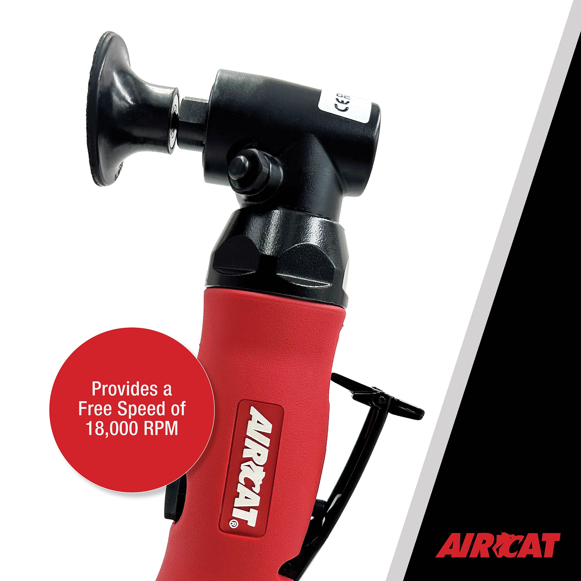 AIRCAT .75 HP ANGLE DISC SANDER WITH SPINDLE LOCK – AIRCAT